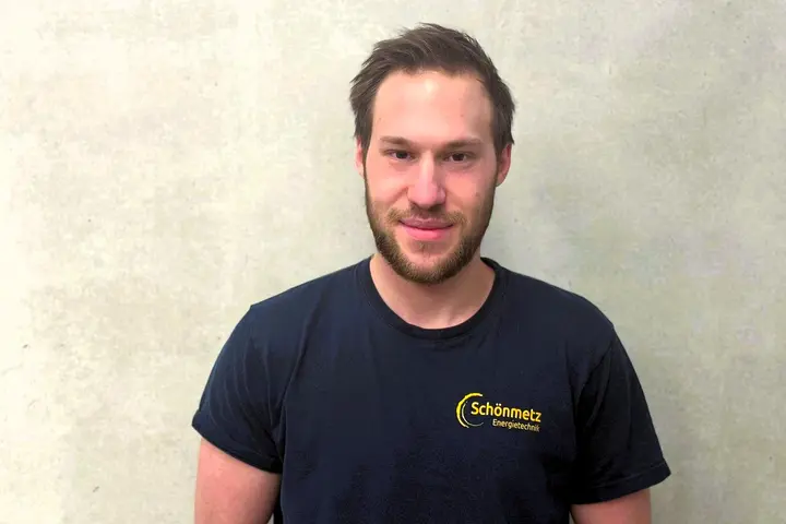 Christian vom Team Energietechnik Schönmetz