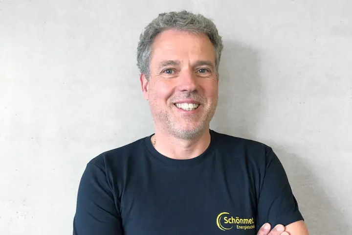 Christof vom Team Energietechnik Schönmetz