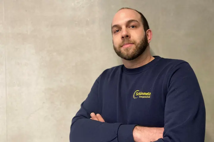 Christoph vom Team Energietechnik Schönmetz