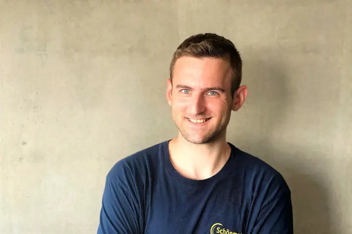 Filip vom Team Energietechnik Schönmetz