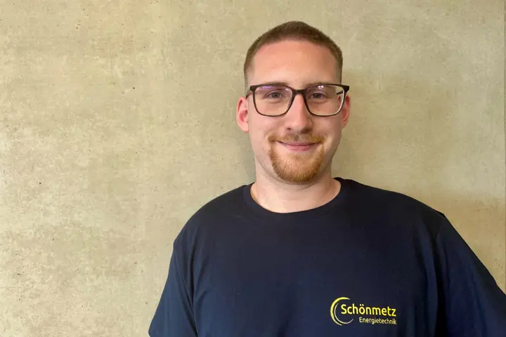 Luca vom Team Energietechnik Schönmetz