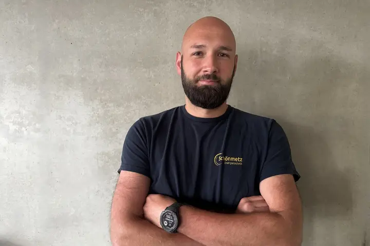Marcel vom Team Energietechnik Schönmetz