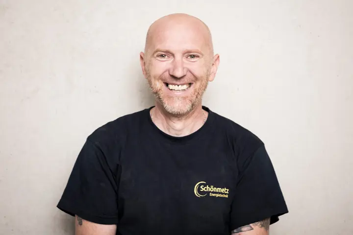 Marko vom Team Energietechnik Schönmetz