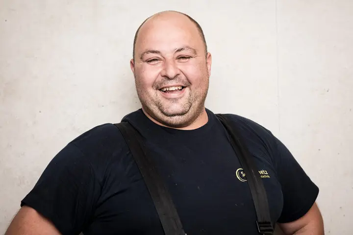Tihomir vom Team Energietechnik Schönmetz